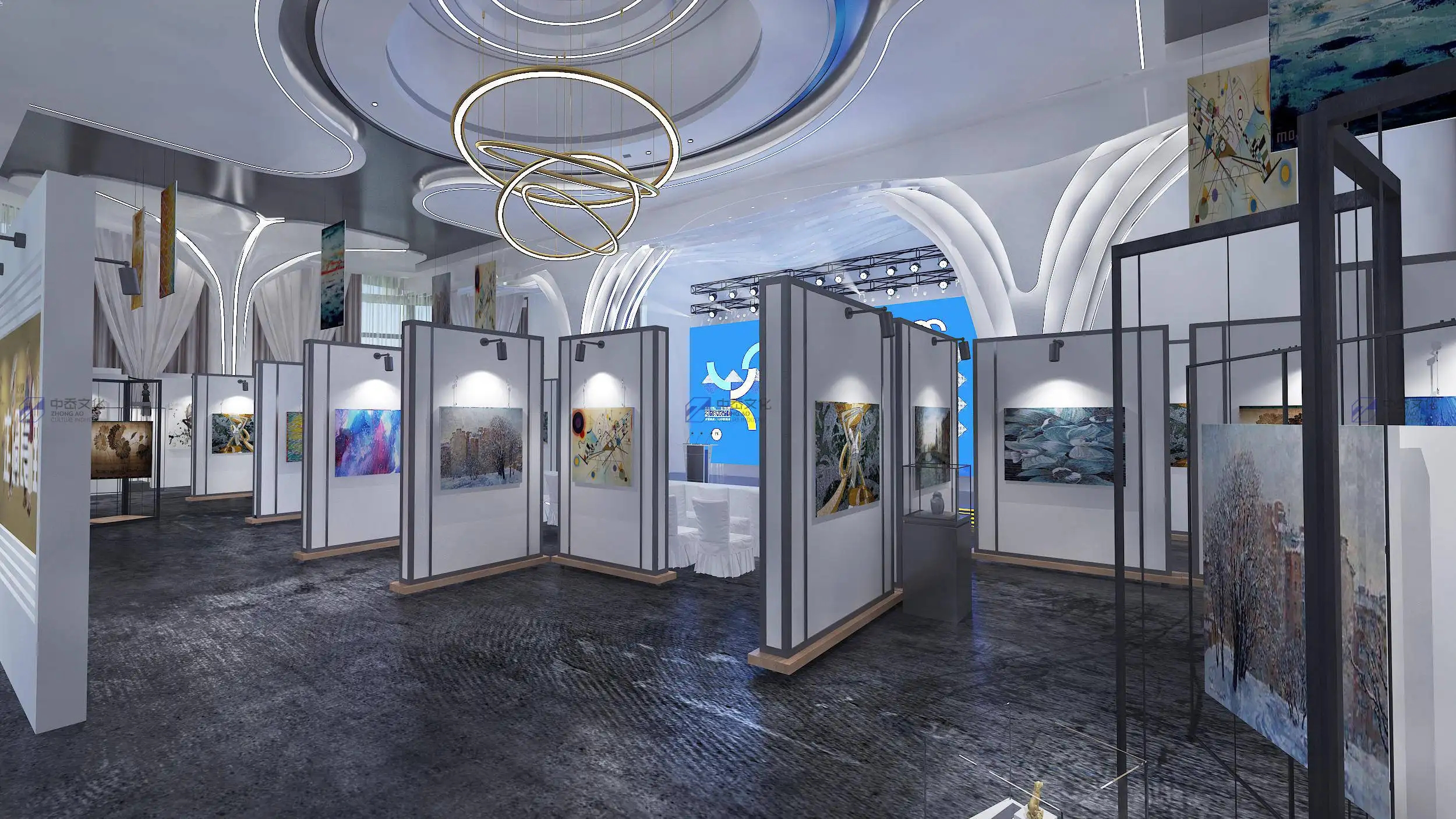 展廳搭建 ，展廳 ，鑫時空